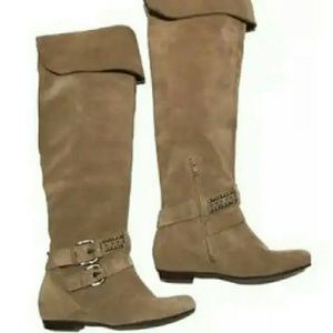 BCBG over knee boots suede women size 6.5M